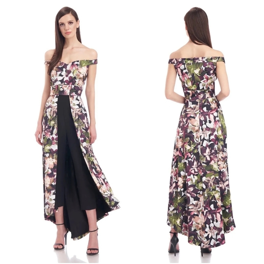 NWOT Kay Unger Women’s Malia Walk Thru Jumpsuit Size 8